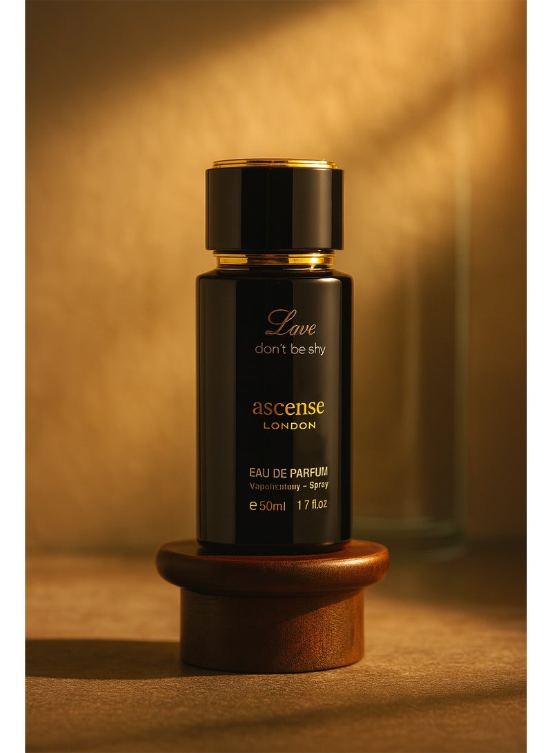 Ascense london Sweet Perfume for Women Love Don’t Be Shy Eau De Parfum for Women 50ml | Luxury Perfume for Women with Vanilla, Gourmand Floral & Caramel Notes - Image 4